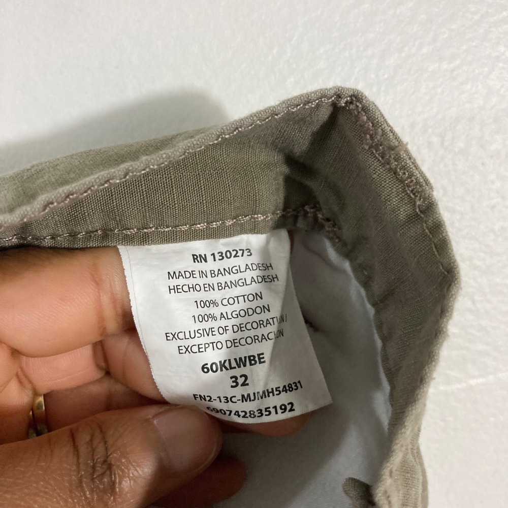 Wrangler Cargo Shorts Mens 30 Brown Ripstop Authentic Issue‎ Utility - Picture 9 of 10